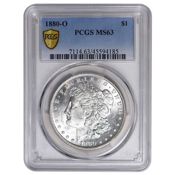 1880-O $1 Morgan Silver Dollar PCGS MS63
