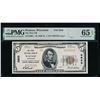 Image 1 : 1929 $5 Wausau WI National PMG 65EPQ