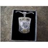 Image 1 : Sterling Silver and Scrimshaw Pendant by Marv Clyncke