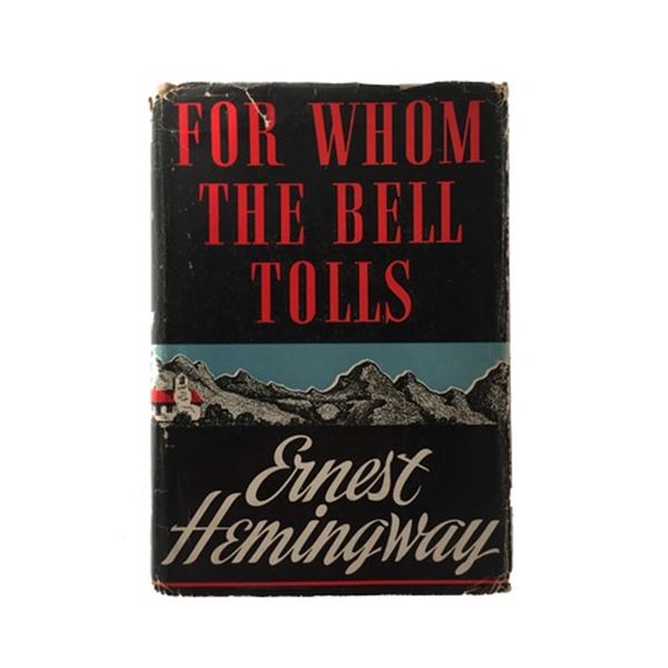 For Whom The Bell Tolls" Ernest Hemingway 1st Edition Book