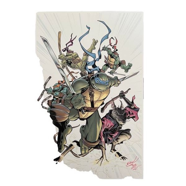 Teenage Mutant Ninja Turtles Signed Poster