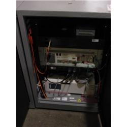 SERVER RACK, SMART POWER, CPU, MODEM, POWER STRIP