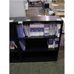 BLACK 3 TIER BOOKCASE