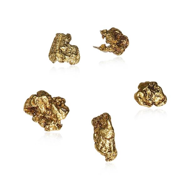 Lot of Gold Nuggets 2.35 Grams Total Weight