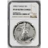 Image 1 : 1995-P $1 Proof American Silver Eagle Coin NGC PF69 Ultra Cameo