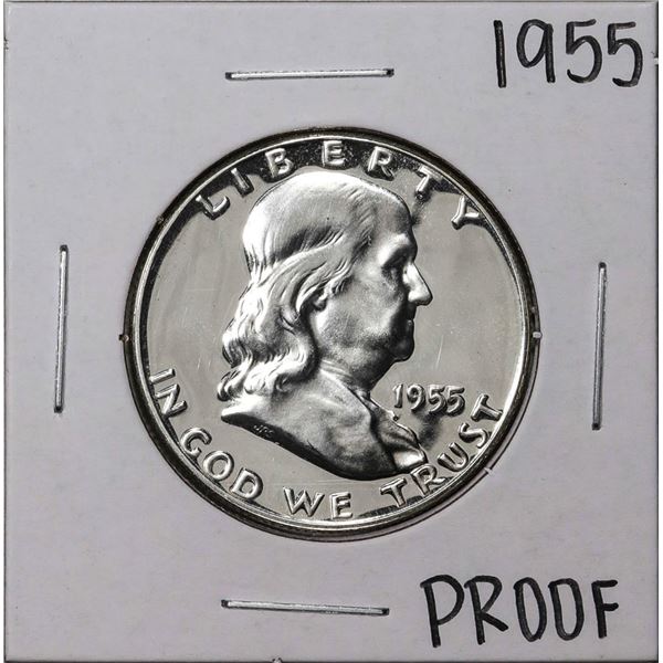 1955 Proof Franklin Half Dollar Coin
