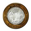 Image 1 : .999 Fine Silver El Cortez Hotel & Casino Las Vegas $10 Limited Edition Gaming Token