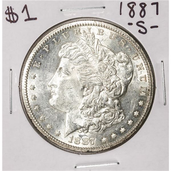 1887-S $1 Morgan Silver Dollar Coin