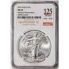 Image 1 : 2016 $1 American Silver Eagle Coin NGC MS69 National Money Show Label