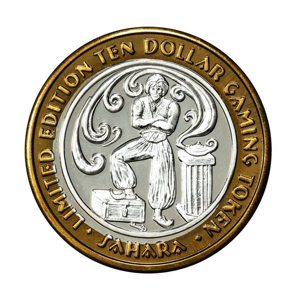 .999 Silver Sahara Las Vegas, Nevada $10 Casino Limited Edition Gaming Token