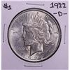 Image 1 : 1922-D $1 Peace Silver Dollar Coin