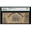 Image 1 : 1861 $20 Confederate States of America Note T-18 Legacy Very Fine 20
