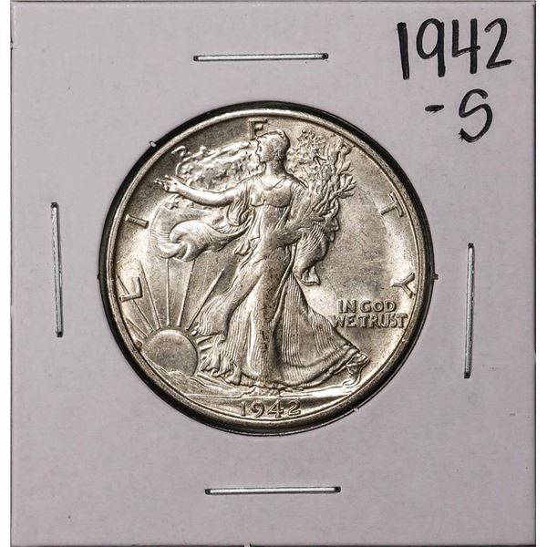 1942-S Walking Liberty Half Dollar