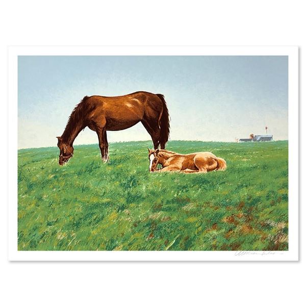 William Nelson "Hansen'S Pier" Limited Edition Lithograph On Paper