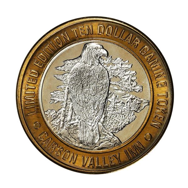 .999 Silver Carson Valley Inn Minden, NV $10 Limited Edition Gaming Token