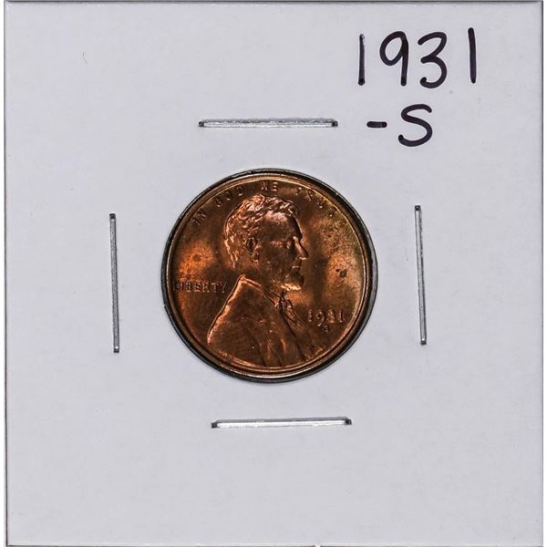 1931-S Lincoln Wheat Cent Coin