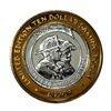 Image 1 : .999 Fine Silver Luxor Las Vegas, Nevada $10 Limited Edition Gaming Token