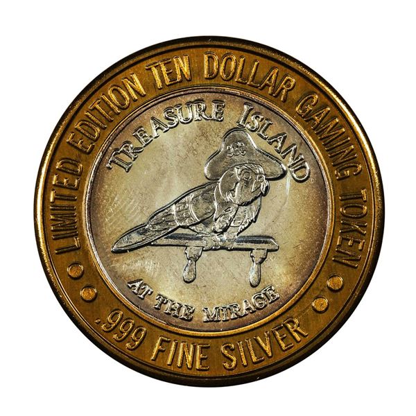 .999 Silver Stardust Resort Las Vegas, Nevada $10 Casino Gaming Token Limited Edition