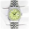 Image 4 : Rolex Men's Yellow Diamond Stainless Steel Datejust Wristwatch