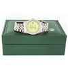 Image 8 : Rolex Men's Yellow Diamond Stainless Steel Datejust Wristwatch