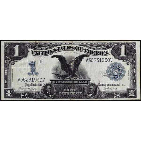 1899 $1 Black Eagle Silver Certificate Note