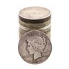 Image 1 : Roll of (19) 1934-S $1 Peace Silver Dollar Coins Circulated