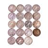 Image 4 : Roll of (19) 1934-S $1 Peace Silver Dollar Coins Circulated