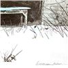 Image 2 : William Nelson "Hunter'S Shack" Limited Edition Lithograph On Paper
