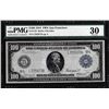 1914 $100 Federal Reserve Note San Francisco Fr.1128 PMG Very Fine 30