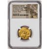 AD 613-641 Byzantine Empire Heraclius + Her Constantine AV Solidus Gold Coin NGC Ch VF