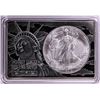 Image 1 : 2012 $1 American Silver Eagle Coin & 2oz Silver Bar Set