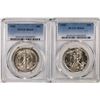 Image 1 : Lot of (2) 1943 Walking Liberty Half Dollar Coins PCGS MS64