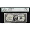 Image 1 : 1935E $1 Silver Certificate Note Mutliple Gutter Folds Error Legacy Very Fine 25