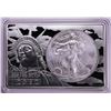 2012 $1 American Silver Eagle Coin & 2oz Silver Bar Set