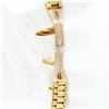 Image 5 : Rolex Men's 18K Yellow Gold Factory Diamond Dial Day Date President Wristwatch