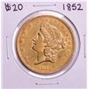 Image 1 : 1852 Type 1 $20 Liberty Head Double Eagle Gold Coin