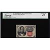 Image 1 : 1874 Fifth Issue 10 Cents Fractional Currency Note Fr.1266 Legacy Extremely Fine 45