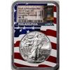 Image 1 : 2021(P) Type 1 $1 American Silver Eagle Coin NGC MS70 Early Releases Philadelphia Flag
