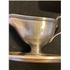 Image 6 : 2 'CHRISTOFLE' SILVER PLATE SAUCE BOATS - STAMPED & NUMBERED, 1 W/PLATE ATTACHED