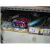 Image 1 : 3 BOXES OF MISC. TIE DOWN STRAPS, CHAINS, ETC.