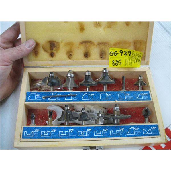 MASTERCRAFT ROUTER BIT SET