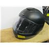 Image 1 : BLACK SNOWMOBILE HELMET, SZ. SM