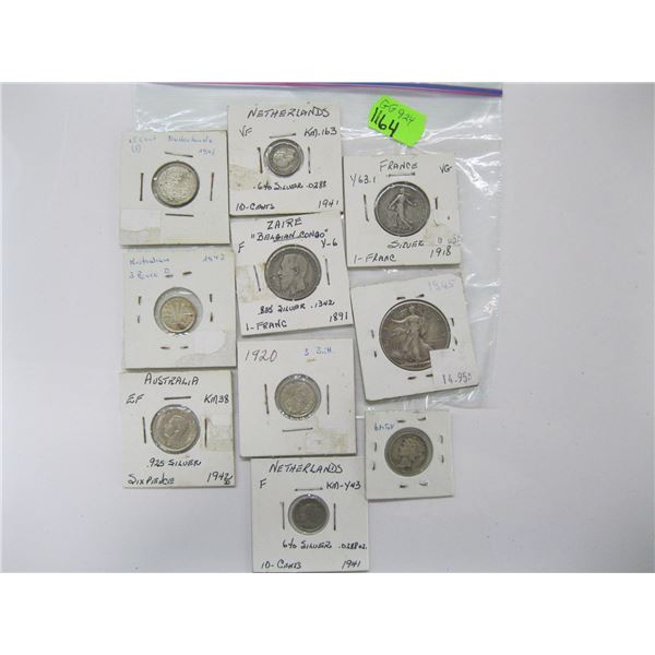 COLLECTION OF WORLD COINS