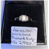 Image 1 : LADIES 14KT WHITE GOLD DIAMOND RING W/A - $2,950. - SZ 6