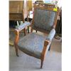 Image 1 : EASTLAKE STYLE UPHOLSTERED ARMCHAIR