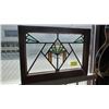 Image 2 : LEADED GLASS WINDOW