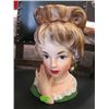 Image 1 : LG. HEAD VASE, RELPRO, APPROX. 9" TALL