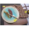 Image 1 : PAINTED NATIVE DRUM W/DRUMSTICK & BAG