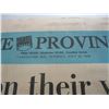 Image 8 : BORNE BLUETOOTH SPEAKER & 2 1969 THE PROVINCE & VANCOUVER SUN PAPERS, SOME DAMAGE