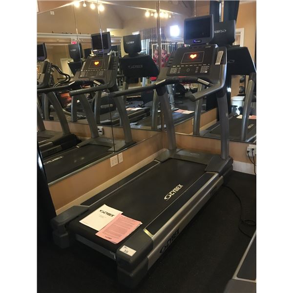 CYBEX LEGACY TREADMILL - MODEL 750T WITH MONITOR & REMOTE